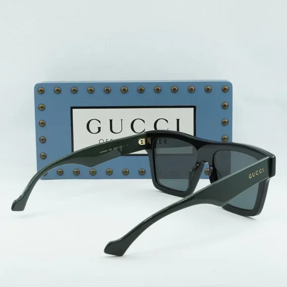 NEW GUCCI GG0962S 009 BLACK GREY SUNGLASSES - Picture 9 of 10